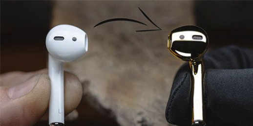 AirPods з чистого золота: як ювелір створив ексклюзивні навушники