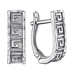 Сережки з срібла  с40179