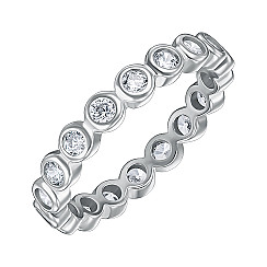 Кольцо из серебра с фианитами SZDR05754-R/12/1