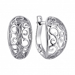 Сережки з срібла  с40274
