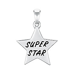 Підвіска з срібла з емаллю SUPER STAR 35340/12/1/389