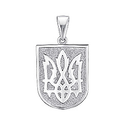 Підвіска зі срібла Тризуб 35898/12/1