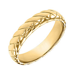 Каблучка зі срібла в желтой позолоте TR-1402-7-GOLD-R/20