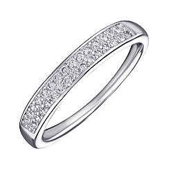 Кольцо из серебра с фианитами 3RI71255-R/12/1