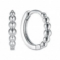 Сережки-кільця з срібла  B01522-E/12