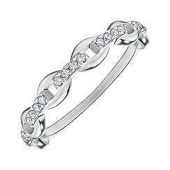 Кольцо из серебра с фианитами SZDR15695-R/12/1