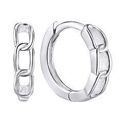 Сережки-кільця з срібла  JB01718-E/12