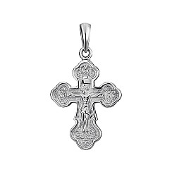 Серебряный крестик с31340