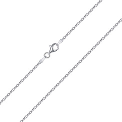 Ланцюг зі срібла  DROP OVAL-1-L/12