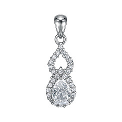 Подвес из серебра с фианитами SP01153-P/12/1