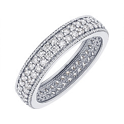 Кольцо из белого золота с бриллиантами P-R007065-W/02/8582
