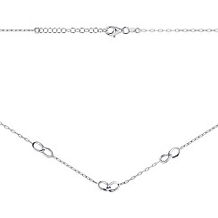 Колье из серебра CLT  11789 RH-K/12