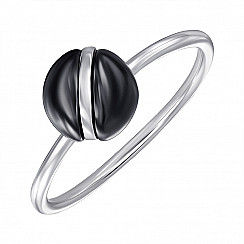Каблучка зі срібла та кераміки SR2905-B-R/12
