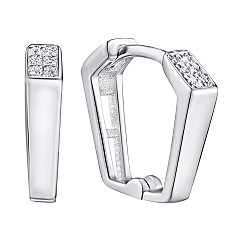 Серьги из серебра с фианитами JB01524-E/12/1