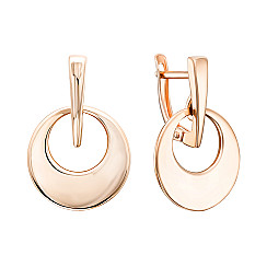 Серьги из красного золота 22339/01/0