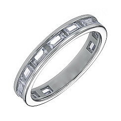 Каблучка зі срібла з фіанітами PDR30547-R/12/1