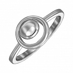 Каблучка зі срібла  ISA0105-R/12