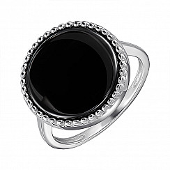 Каблучка зі срібла та кераміки SR2352-B-R/12