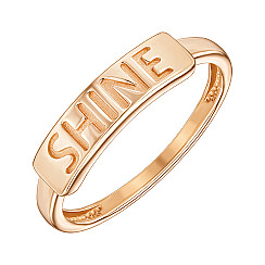 Кольцо SHINE из красного золота 18461/01/0