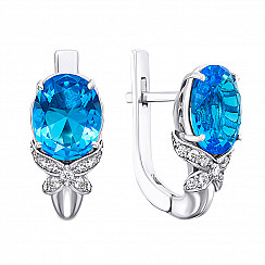 Сережки з срібла 2323/9р-QSWB