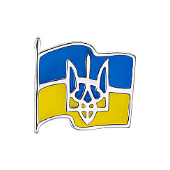 Значок з срібла з емаллю 4048/12/1/1158