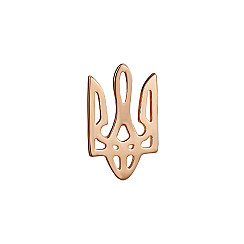 Сережка в одне вухо з червоного золота  21582-0/01/0