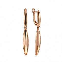 Серьги-подвески из красного золота 22932/01/0
