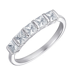 Кольцо из серебра с фианитами A00922-R/12/1