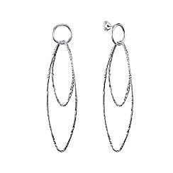 Серьги-подвески из серебра OF036-0057-E/12