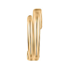 Сережки-кафи в одне вухо зі срібла в жовтій позолоті TE-1620-GOLD-E/20
