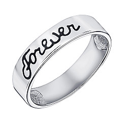 Каблучка зі срібла Forever з емаллю 001205/12/1/389