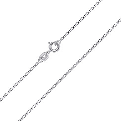 Ланцюг зі срібла  DROP OVAL-L/12