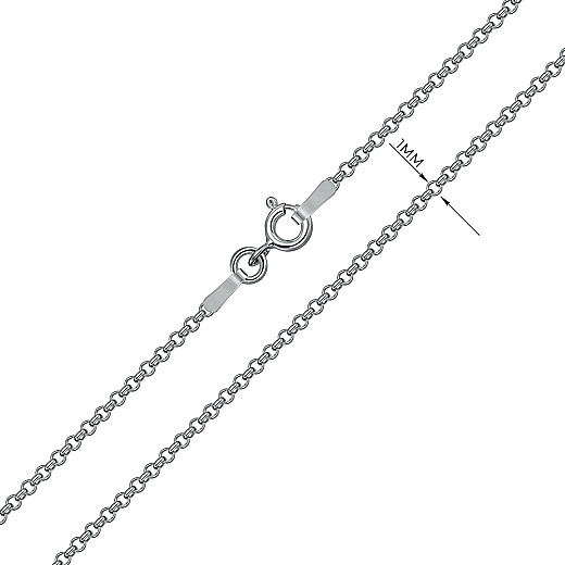 Ланцюг з срібла  ROLO 16 Rod-L/12 №3