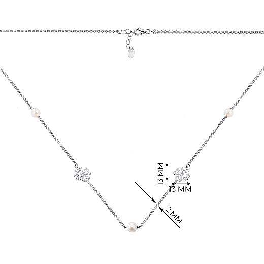 Колье из серебра с жемчугом PR0017_NC2991-K/12/708 №3