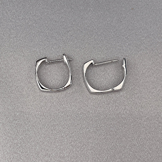 Серьги из белого золота 22893/02/1 №5
