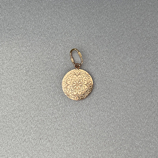 Підвіска знак зодіаку «Овен» з комбінованого золота 30507/ов №6