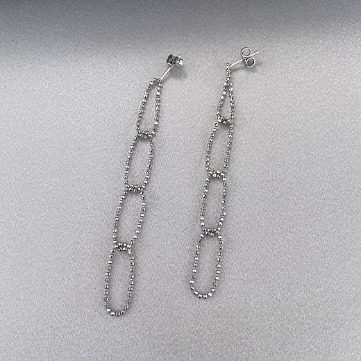 Сережки з срібла  OCFXD000117-E/12 №3