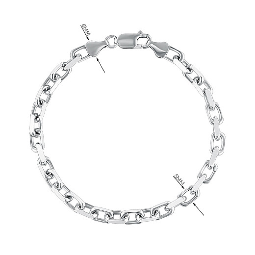 Браслет з срібла  19 FORZ 4L-2-B/12 №2