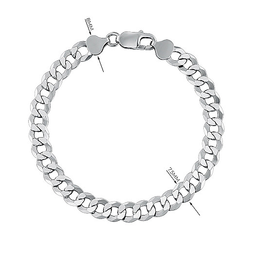 Браслет из серебра 08 S FLAT-1-B/12 №2