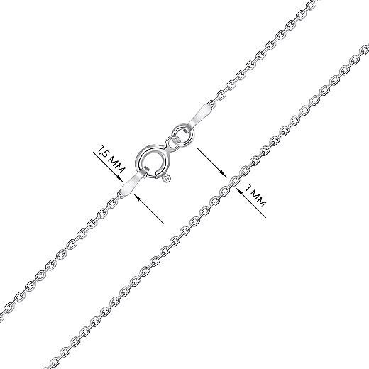 Цепь из серебра RBD 034 Rod-L/12 №3