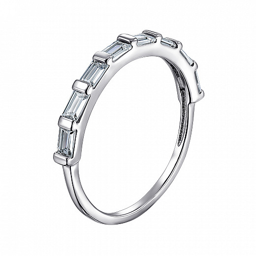 Каблучка з срібла з фіанітами SZDR15627-R/12/1 №2