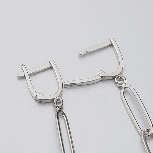 Серьги из серебра 82122-E/12 №4
