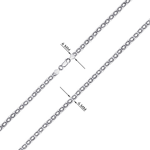 Ланцюг з срібла  BSK 080 Rod-L/12 №3