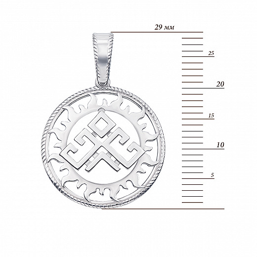 Підвіска з срібла с35015 №2