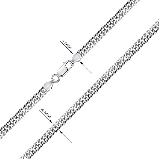 Ланцюг зі срібла  RMB E 070 Rod-L/12 №3
