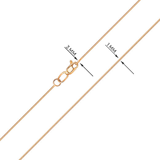 Ланцюг з червоного золота  66946-2-2/08 №3