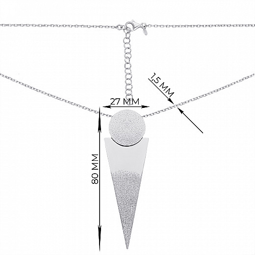 Кольє зі срібла  CFAXD000184-K/12 №2