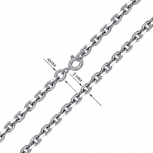Ланцюг з срібла  Forz D/C T100 Rod-L/12 №2