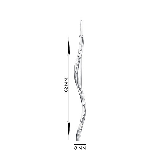Серьги из серебра OF036-0064-E/12 №2