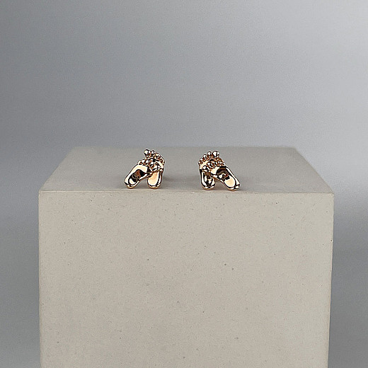 Сережки з червоного золота 22264/01/0 №4